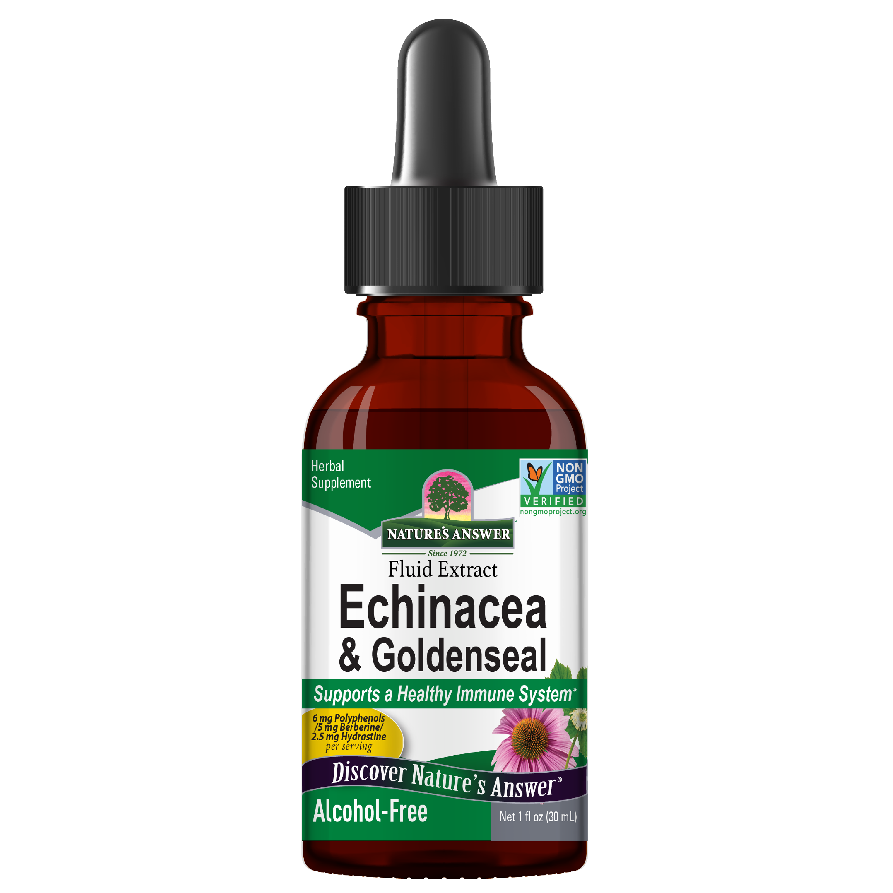 Standardized botanical extract formulation bottles from 1992