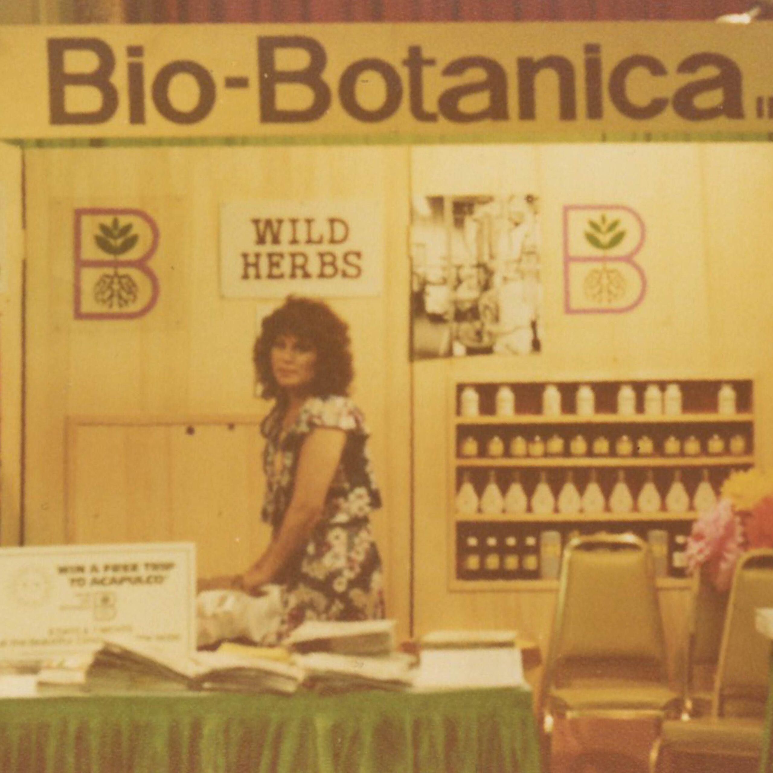 Bio-Botanica co-founders Frank Sr. and Josephine at early trade exhibition